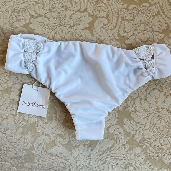 NWT Posh Pua Hakipu'u Bottom - Bright White (Size Large) - Picture 4 of 7